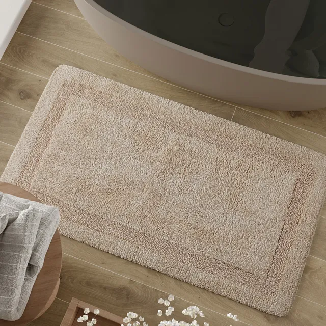 weconhome-basics-badteppich-knut-beige-100-baumwolle-20-mm-flor-getuftet-rutschh image 1