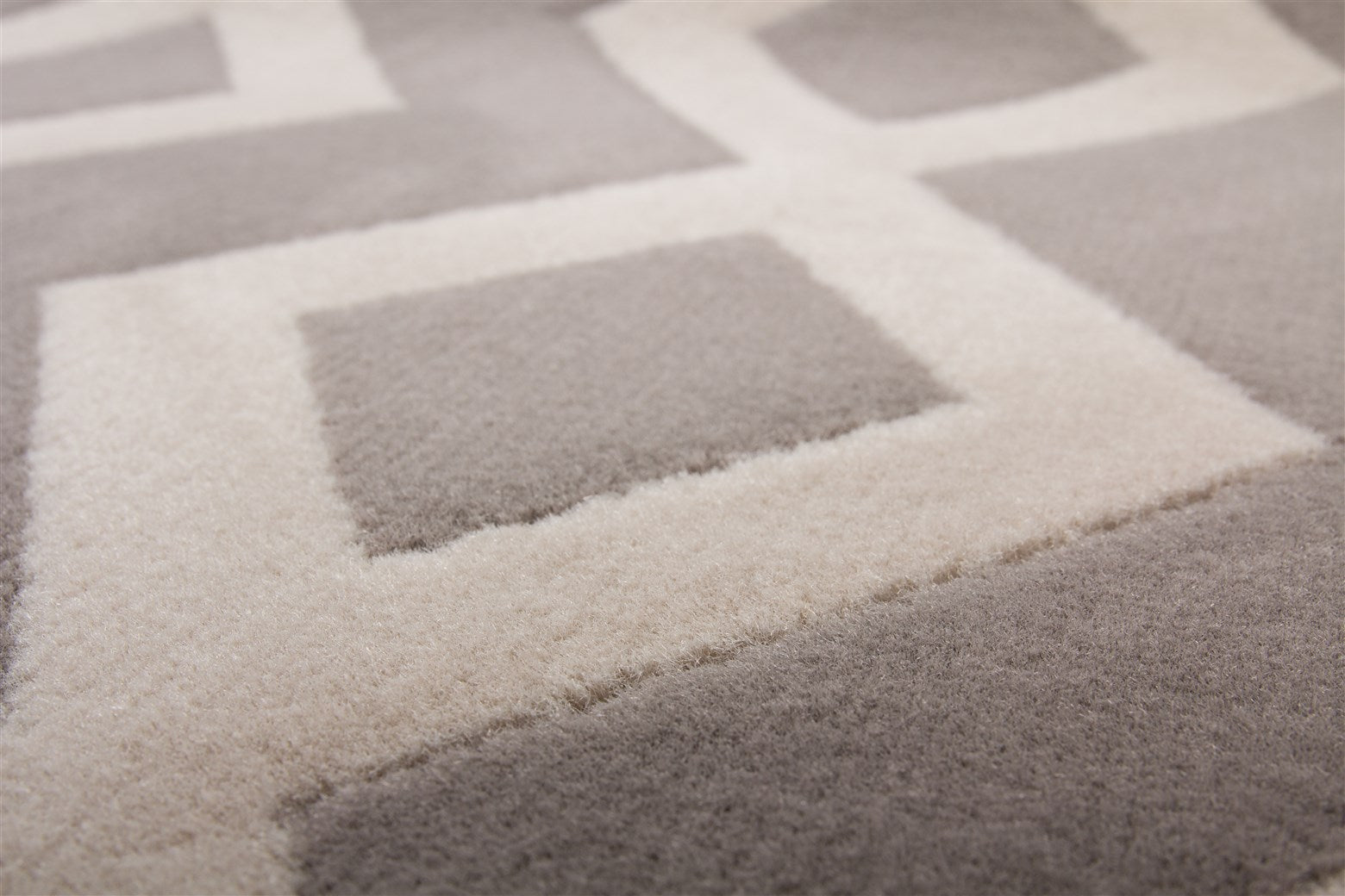 kayoom-lina-425-kurzflorteppich-in-3d-optik-taupe-elfenbein-drop-stitch-verfahre image 7