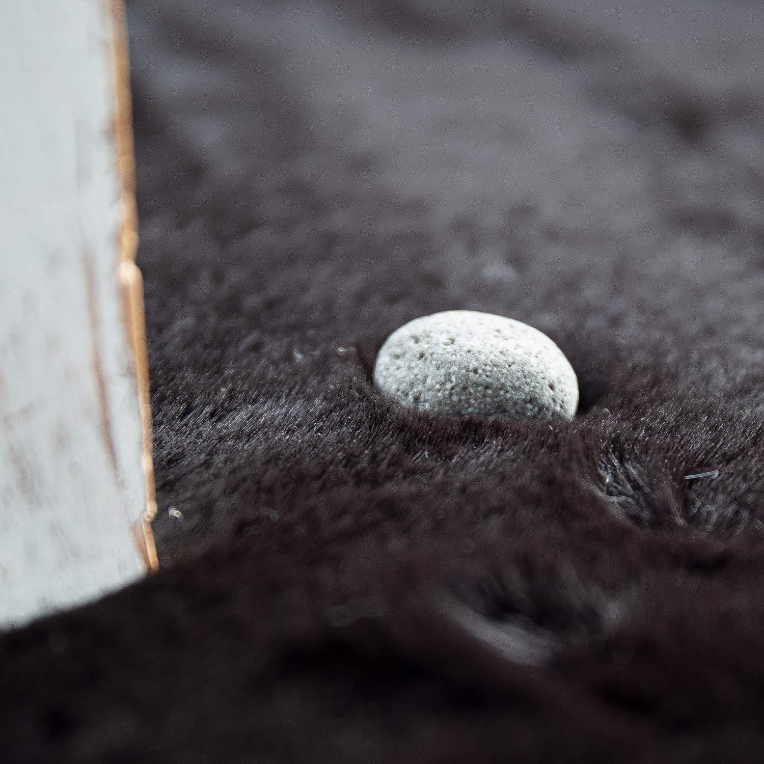 paco-home-rabbit-hochflor-teppich-schwarz-100x200-cm-kaninchenfell-imitat image 3