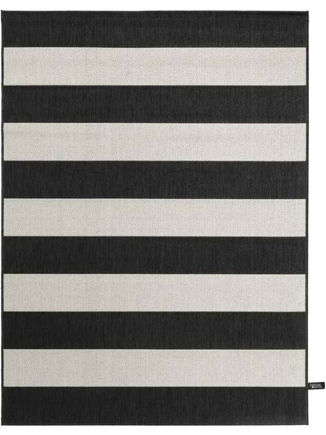 benuta-plus-metro-in-outdoor-teppich-schwarz-140x200-cm image 1
