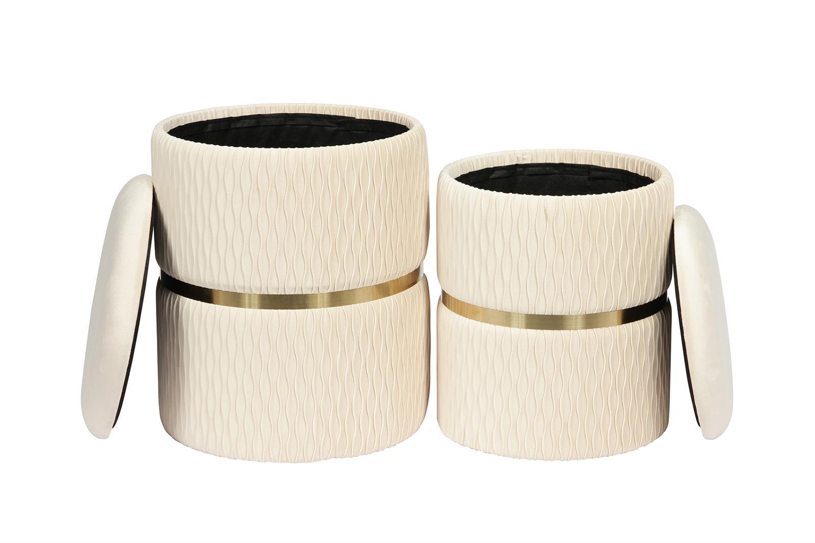 kayoom-hocker-zora-425-2er-set-rund-mit-stauraum-samt image 5