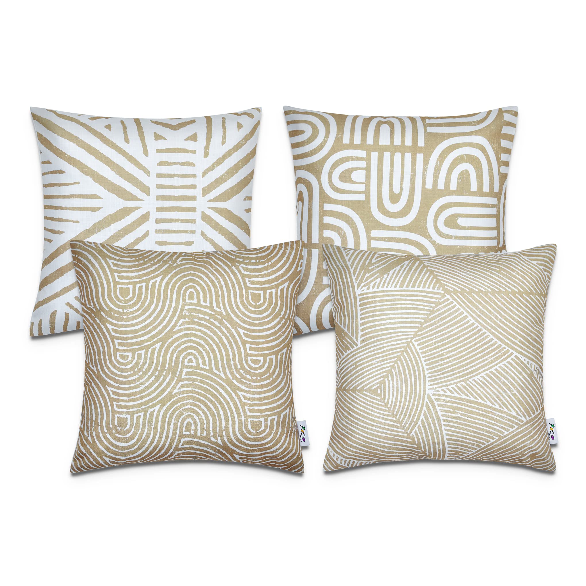 paco-home-kissenbezug-4er-set-geometrisch-modern-beige image 1