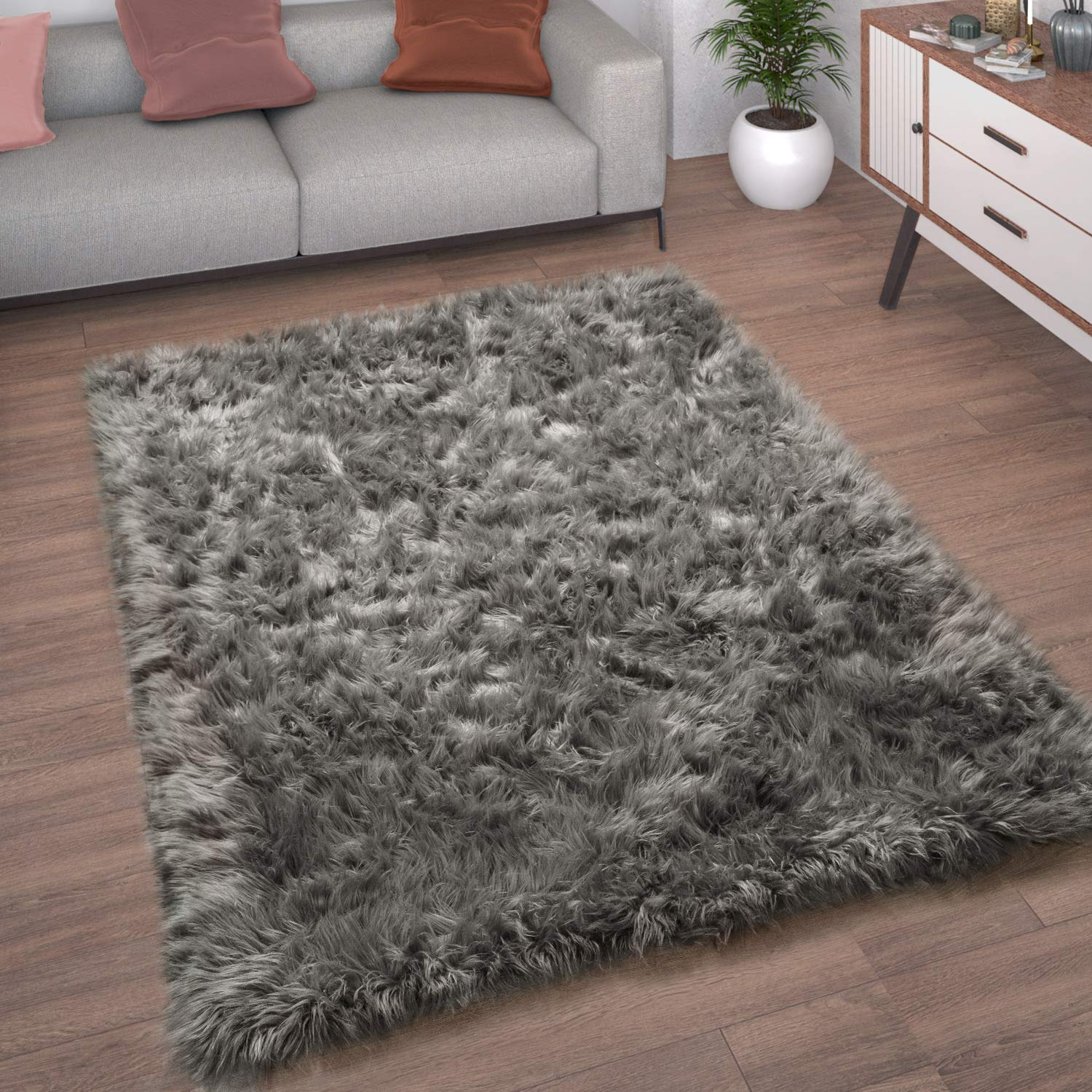 paco-home-kunstfell-fellteppich-schwarz-45-cm-rund image 7