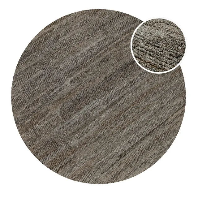weconhome-kurzflor-teppich-rund-grau-braun-meliert-hamptons-eighteen image 1
