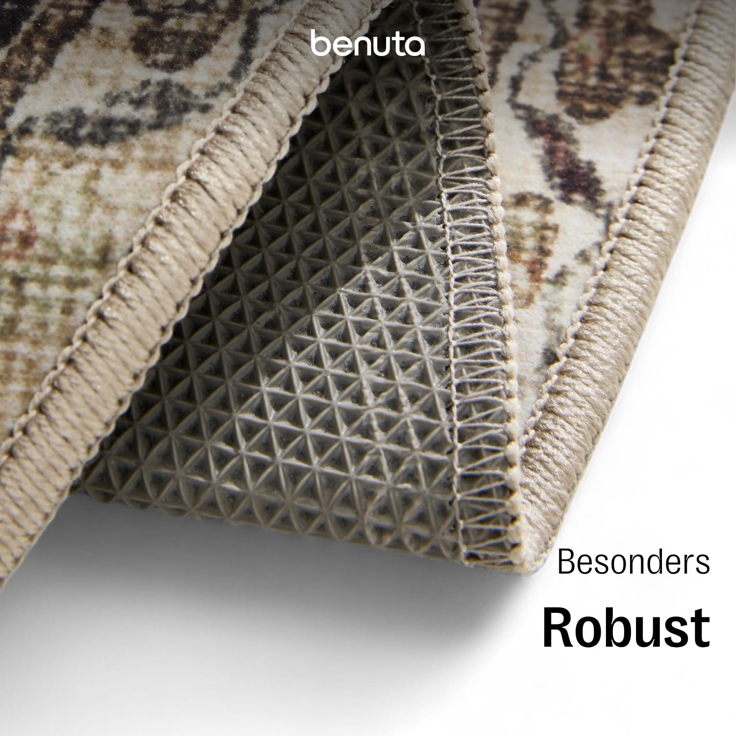 benuta-basic-teppich-george-anthrazit-taupe-120-cm-rund-waschbar image 3